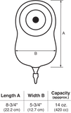 UltraMax SuperFlat Urostomy Pouch (12mm-55mm)